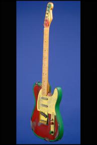 2010 James Trussart Holey Steelcaster - Ziggy Marley "Rastafari" Model