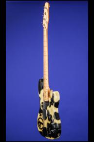 1994 Fender Tracii Guns 'Cowhide' Precision Bass (Larry Brooks) hand-painted by